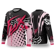 FXR Off-road Motorcycle Racing Suit, Fashionable Riding Long Sleeved, Polyester Breathable, Loose
