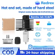Bamboo Lab 3D Printer for X1/P1/X1C/X1E/P1S/P1P Hotend 0.4/0.6/0.8mm High Temp&Fast Speed Hardened S
