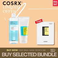 Cosrx Low pH Double Cleanser(Micellar Water 400ml+Cleanser 150ml) Free Snail Sheet Mask *Limited Offer Only!