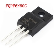 10pcs/lot FQPF6N60C 6N60C 6N60 MOSFET 600V 6A N Channel transistor TO 220F new original