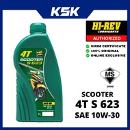 HI-REV Engine Oil 4T Scooter S 623 SAE 10W-30 1L Sirim Certified Original Minyak Enjin Scooter Hirev