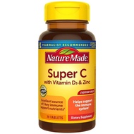 ของแท้ NATURE MADE SUPER C WITH VITAMIN D3 &amp; ZINC 70 TABLETS