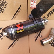 AKRAPOVIC MID PIPE SLIP ON EXHAUST kawasaki Z900 Z800 ZX6R ZX636 ZX6 Original