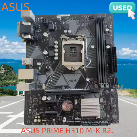ASUS PRIME H310 M-K R2. 0 motherboard, 1151 pin, supports 8/9th generation Intel processors, DDR4 me