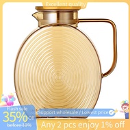 In stock-Glass Container for Fridge Door, 2.5l/84oz Large Water Jug Storage Pitcher with Lids& Handl
