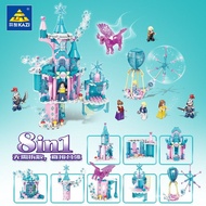 Series Year Old Princess 3-6 Educational Wholesale Building Blocks Children Birthday Gifts Particle 