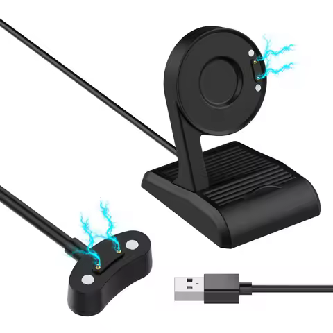 Charging Cable Magnetic Charger for Ticwatch Pro 5 / Pro X / Pro 3 Ultra GPS / Pro 3 GPS / E3 Chargi