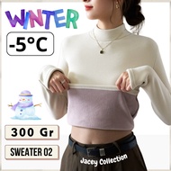 Sweater 02 WinterWanita Turtleneck Top/ Winter Wear/