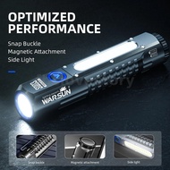 WARSUN Rechargeable Flashlight 1900 Lumens 5500 Mah Super Bright Magnet Flash Light Powerful Handhel