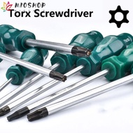 MIOSHOP Hexagon Screwdriver, with Hole 400mm Torx Screwdriver, Portable T15 T20 T25 T30 Home Repair 