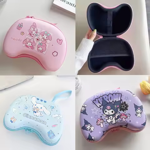 EVA Protect Case For Nintendo Switch Pro PS5 PS4 Xbox One Controller Kitty Kuromi Cinnamoroll Duffy 