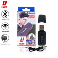LIGER USB Bluetooth Receiver Audio 3.5 MM CK-02 Support Wireless Speaker Musik LIG-M-CK