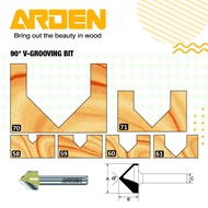 ARDEN Router Bit - 90° V-Grooving Bit