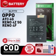 Battery Bateri Compatible For OPPO A92s/ A93 CPH2121/ RENO 4Z 5G/ RENO 4F CPH2065  BLP779