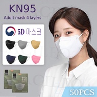 [low price kn95]50Pcs KN95 Face mask 5ply Mask Duckbill 5D Korean Mask Adult KN95 Butterfly Mask