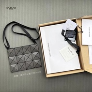 AT/♈Japanese Issey Miyake Geometric Rhombus Mini Lightweight Envelope Package Cosmetic Bag3X4Women's Crossbody Bag EOPV
