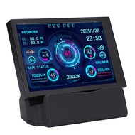 ใหม่ 3.5 นิ้วIPS Type-Cรองหน้าจอคอมพิวเตอร์CPU GPU RAM HDD Monitor USB Type-Cสําหรับได้อย่างอิสระAID