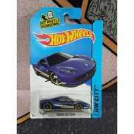 Hot wheels Ferrari 458 Italy biru