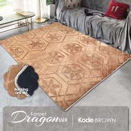 DRAGON LUXE PLAIN FUR CARPET SIZE 180X200CM