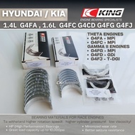 KING Bearing HYUNDAI KIA 1.4L G4FA 1.6L G4FC G4FD G4FG G4FJ in Elantra Accent i20 i30 Tucson Forte K