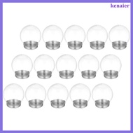 9 Pcs Christmas Decorations Snow Craft Small Globes Plastic kenaier