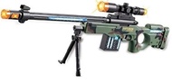 AW50 Sniper Military Machine Gun Toy, Machine Gun Toy with Colorful LED Light and Sound Effect, Best