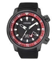 Citizen Men's Eco-Drive Promaster Land GMT Stainless Steel Black Ion Plating Watch BJ7086-06E