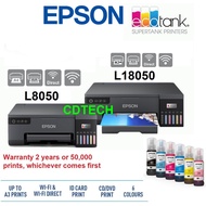 Epson L8050 / L18050 / L8100 A3 Photo 6 Colour Ink Tank Printer With Ink Borderless Print CD Print I