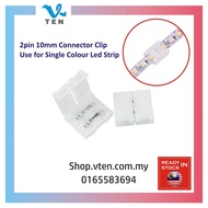 2Pin 10MM LED Strip Light Connector For SMD 5050 5730 Strip Light