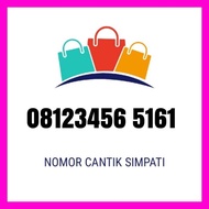 Terlaris nomor perdana simpati 08123456 5161