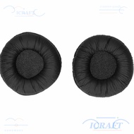 CRAFTMX 2PCS Wrinkle Leather Earpads, Noise Isolation 55mm/2.17in Universal Headphone Ear Pads, Easy