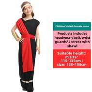 Halloween Performance and Show Costume Ancient Greek Zeus Kids Ancient Rome Princess Prince Costume 