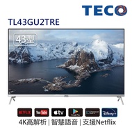(送基本安裝)東元 43吋真4K GoogleTV液晶顯示器 TL43GU2TRE