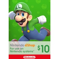 Nintendo eshop 10USD