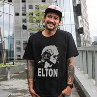 Elton John T-shirt Casual 100% Cotton Material