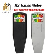 【SG】5 LED Gauss Meter K2 Electromagnetic Field EMF Ghost Hunting Detector Gauss Meter Portable Radia