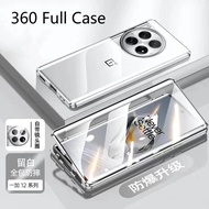 360 Double-Sided Glass Case for OnePlus 13 13R 12 12R Adsorption Magnetic Lens Protector For Oneplus