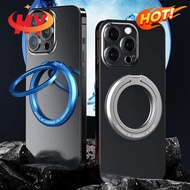 HY Megsafe magnetic suction phone ring bracket metal desktop bracket alloy material