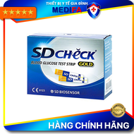 Que Thử Đường Huyết SD Check Gold Hộp 50 Que Hàng NK Chính Hãng Hàn Quốc