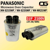 (1UF 2100V) Panasonic NN-S215WF / NN-S235MF / NN-MX21WF Microwave Oven HV Capacitor Panasonic