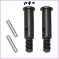 YUJINI 2Pcs/Set RC Front Wheel Axle, RC Upgrades Parts 23mm RC Car Wheel Shaft, Durable High Strengt