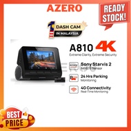 70MAI A810 4K DashCam Car Recorder Dual Vision with GPS ADAS