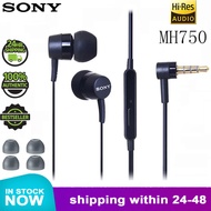 [คลังสินค้าพร้อม] SONY MH750หูฟังแบบสอดในหู BASS ซับวูฟเฟอร์ Xperia Series หูฟังสำหรับ Sony Z 1 2 3โทรศัพท์