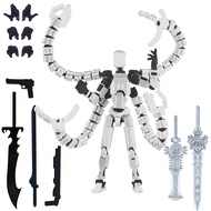 Dummy 13 Action Figure Titan Multi-articular Robot Toys 3D Printed Movable Anime Figure Stress Relie