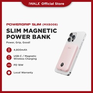 iWALK PowerGrip 5000mAh Slim Magnetic Wireless Powerbank for iPhone – Compact Charger (MXB008)