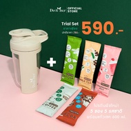 Do it her Plant Protein เซตทดลอง โปรตีนพืช 5 รส 5 ซอง พร้อมแก้วเชค