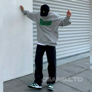 Celana Jeans Standar Baggy Warna Black Hitam Celana Panjang Jeans Pria Denim Pants Reguler