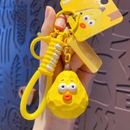 HEFEI Hành lá Móc Khóa Trái cây bằng nhựa dây chuyền Dưa Hấu Móc khóa Rau Móc chìa khóa Hoạt hình Q