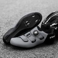 Ready Stock Men Women Cycling Sports Shoes Bicycle Shoes Road Lock Shoes Lace-Free Cycling Shoes Rotating Button Mountain Cross-Country Shoes Couple Sports Shoes Road Sole Bicycle Shoes Flat Shoes Outdoor Sports Shoes Rubber Outdoor Bicycle Shoes Professi