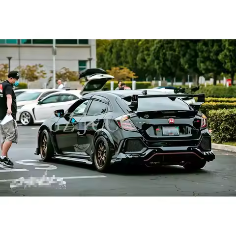 2016-2021 For Honda Civic 10t Hatchback Civic FK4 FK7 FK8 MUGEN ABS spoiler tail JDM modificatio